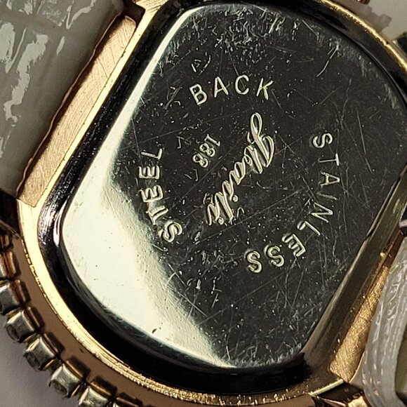 Womens Crystal Fashion Watch with Brown Band - NEW WITH TAGS - Picture 10 of 16